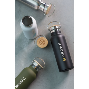 Logotrade verslo dovanos nuotrauka: Nordvik RCS Recycled Steel 500 ml geriamasis butelis