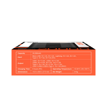 Logotrade reklaminės dovanos nuotrauka: POWER BANK SILICON POWER QP55 10000 MAH