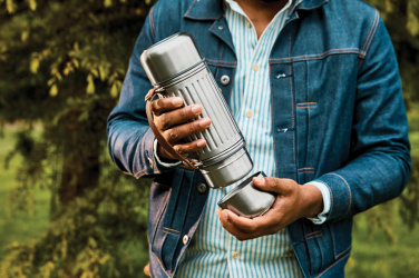 Logotrade firminės dovanos nuotrauka: Black+Blum Explorer termosas Duo 1L