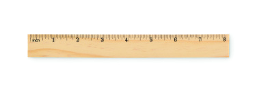 Logotrade verslo dovanos nuotrauka: Medinė liniuotė 20 cm