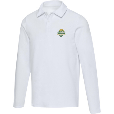 Logotrade firminės dovanos nuotrauka: „Apollo“ ilgomis rankovėmis unisex polo marškinėliai