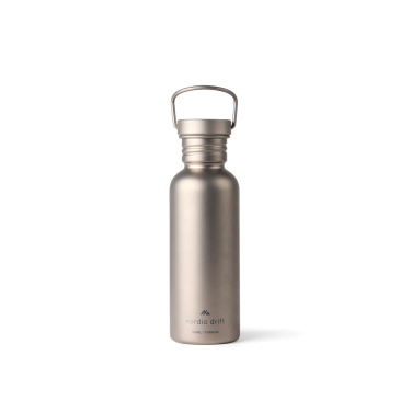 Logotrade reklaminės dovanos nuotrauka: „Nordic Drift Trail Ultra Light Titanium“ 600 ml vandens gertuvė