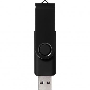Logotrade ziemassvētku dāvanas foto: Pagriežams metālisks 4 GB USB zibatmiņas disks