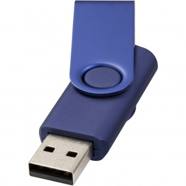 Logotrade Ideja dāvanas foto: Pagriežams metālisks 4 GB USB zibatmiņas disks