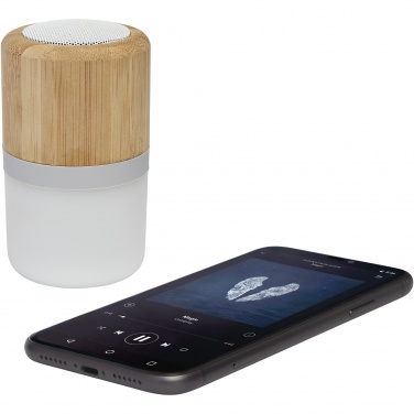 Logotrade Ideja dāvanas foto: Aurea bambusa Bluetooth® skaļrunis ar gaismu 