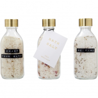 Logotrade ziemassvētku dāvanas foto: Wellmark Just Relax 3-daļīgs 200 ml vannas sāls dāvanu komplekts