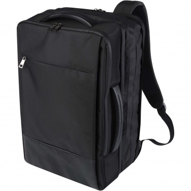 Logotrade korporatīvās dāvanas foto: Expedition Pro 17 collu GRS pārstrādāta paplašināma klēpjdatora mugursoma 35L