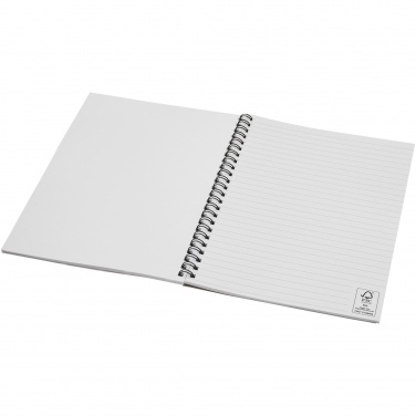 Logotrade dāvanas foto: Desk-Mate® A5 krāsu spirālveida piezīmju grāmatiņa