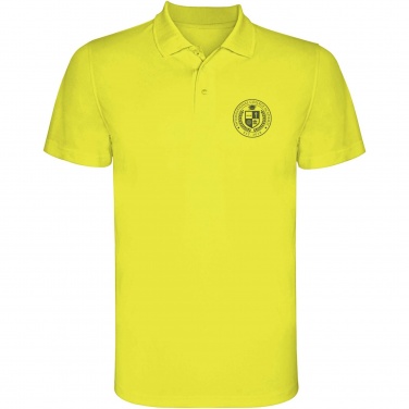 Logotrade dāvanas foto: Monža vīriešu sporta polo ar īsām piedurknēm