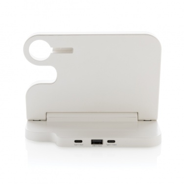 Logotrade ziemassvētku dāvanas foto: Joltz RCS pārstrādāta plastmasas dubultā 15 W lādētājs ar iWatch slotu
