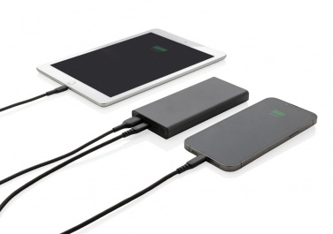 Logotrade ziemassvētku dāvanas foto: Terra RCS pārstrādāta 18 W alumīnija jauda 10 000 mAh