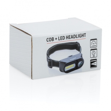 Logotrade dāvanas foto: COB un LED priekšējais lukturis