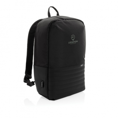 Logotrade logo dāvanas foto: Swiss Peak AWARE™ RFID pretaizdzīšanas 15,6 collu klēpjdatora mugursoma