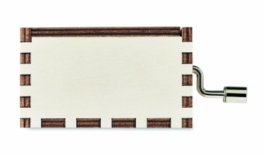 Logotrade logo dāvanas foto: Koka Ziemassvētku mūzikas kaste