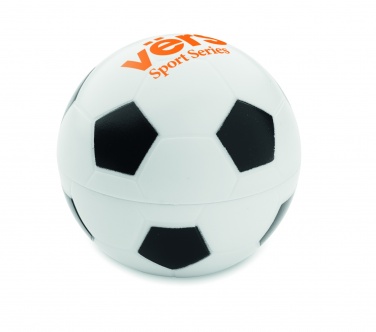 Logotrade biznesa dāvanas foto: Lūpu balzams futbola formā