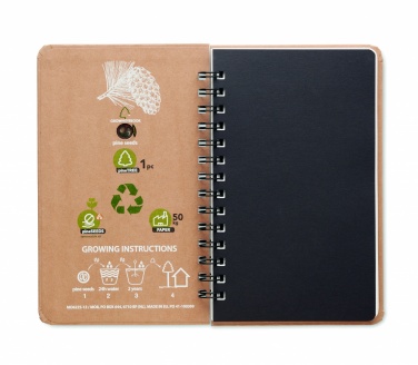 Logotrade ziemassvētku dāvanas foto: A5 Priede GROWNOTEBOOK™