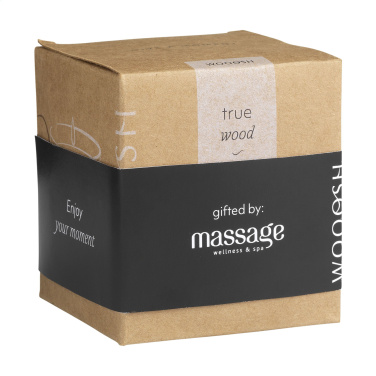 Logotrade biznesa dāvanas foto: Wooosh aromātiskā svece True Wood
