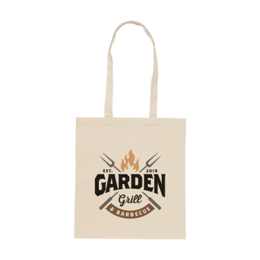 Logotrade ziemassvētku dāvanas foto: ShoppyBag (180 g/m²) kokvilnas soma ar gariem rokturiem
