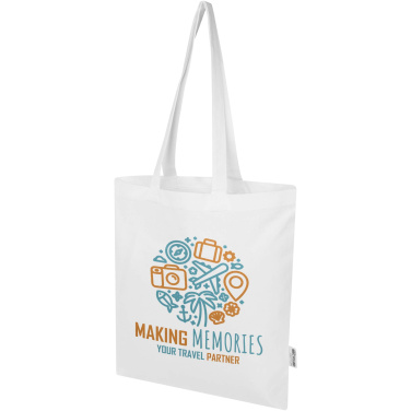 Logotrade ziemassvētku dāvanas foto: Madras Blend 140 g/m² GRS pārstrādātas kokvilnas iepirkumu soma 7L