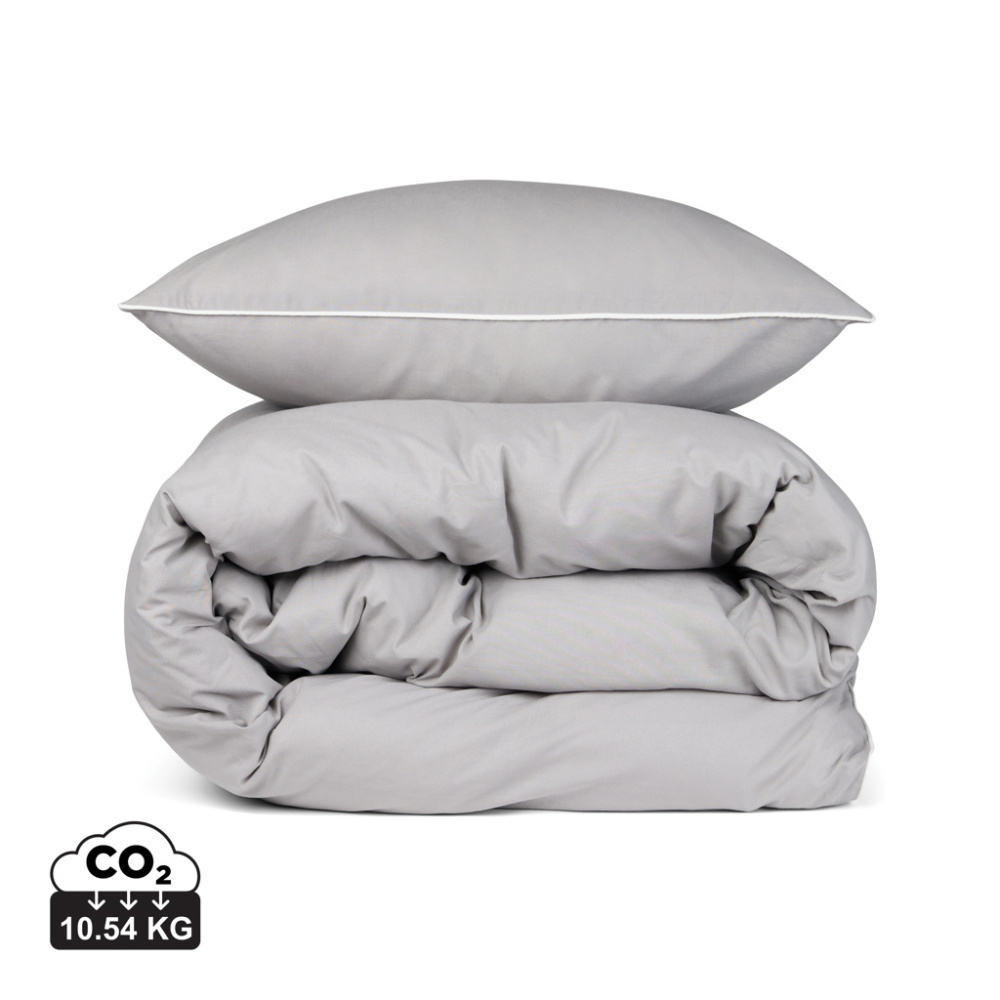 Logotrade Ideja dāvanas foto: VINGA Marston OCS organiskās kokvilnas gultas veļa, 4 gab. komplekts