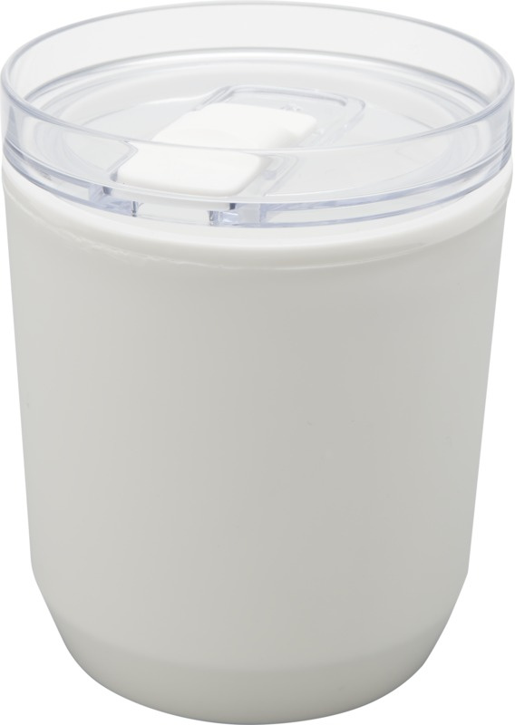 Logotrade logo dāvanas foto: Hudson 180 ml otrreizējās pārstrādes plastmasas dubultsienu trauks