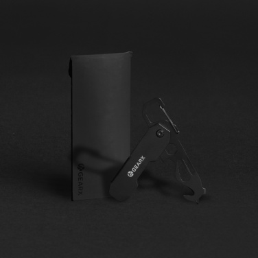 Logotrade biznesa dāvanas foto: Gear X salokāms ikdienas lietošanai paredzēts rīks ar karabīni un paku griezēju