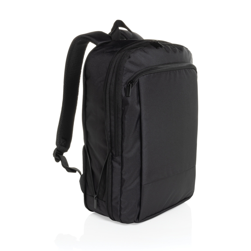 Logotrade dāvanas foto: Flexpack Aware™ RPET paplašināma, plāna 15,6 collu klēpjdatora mugursoma