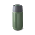 Black+Blum stikla ceļojumu krūze 340 ml, olīvzaļš