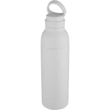 Logotrade Ideja dāvanas foto: Illuminate 650 ml RCS pārstrādāta nerūsējošā tērauda dubultsienu izolēta ūdens pudele