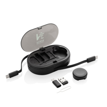 Logotrade biznesa dāvanas foto: Chargevix RCS rplastic daudzfunkcionāls 60W uzlādes komplekts