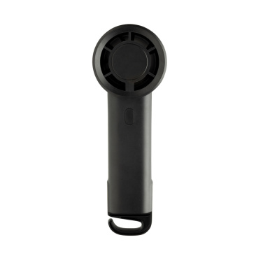 Logotrade dāvanas foto: Pārnēsājams ventilators no pārstrādātas plastmasas, kas ir atkārtoti uzlādējams Twist RCS