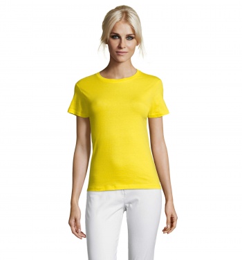 Лого трейд бизнес-подарки фото: REGENT WOMEN T-SHIRT 150g