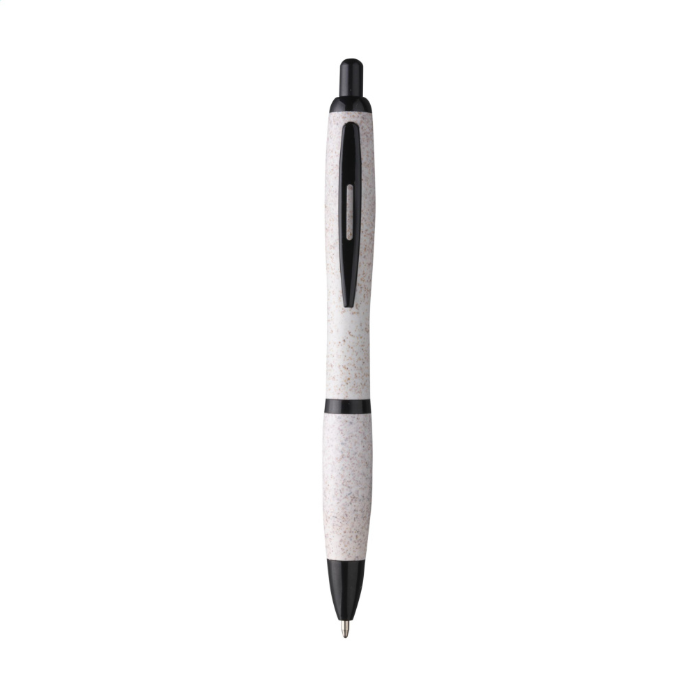Логотрейд pекламные подарки картинка: Athos Wheat-Cycled Pen ручка для соломы из пшеницы