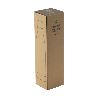 Логотрейд бизнес-подарки картинка: Бутылка для питья Topflask Cork 470 мл