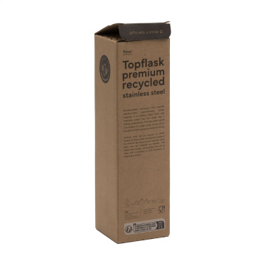 Логотрейд pекламные подарки картинка: Бутылка для питья Topflask Premium RCS из переработанной стали