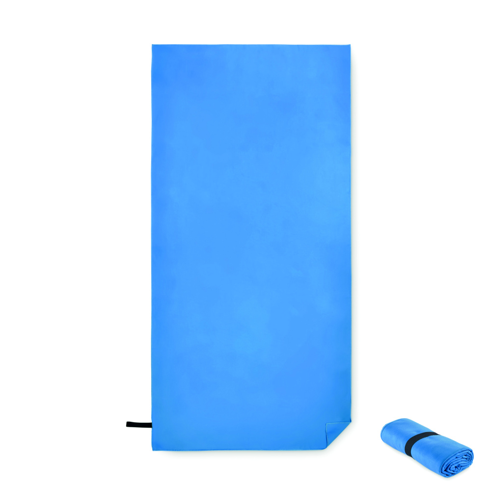 Лого трейд pекламные подарки фото: Double sided microfibre towel