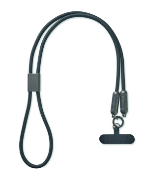 Логотрейд pекламные cувениры картинка: 60W phone holder lanyard cable