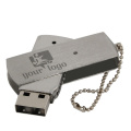 Металлическая USB-флешка, многоцветный