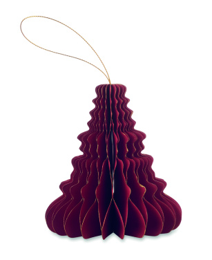 Логотрейд бизнес-подарки картинка: Christmas paper tree hanger