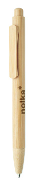Лого трейд pекламные продукты фото: Bamboo automatic ball pen