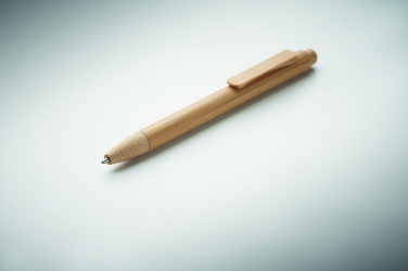 Лого трейд pекламные подарки фото: Bamboo automatic ball pen