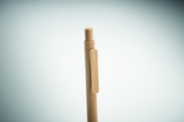 Лого трейд pекламные cувениры фото: Bamboo automatic ball pen