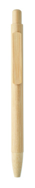 Лого трейд бизнес-подарки фото: Bamboo automatic ball pen