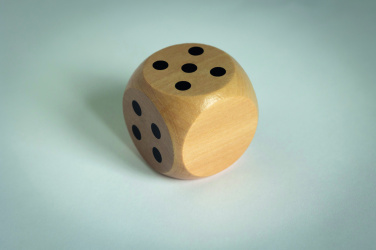 Лого трейд бизнес-подарки фото: Schima wooden dice 5cm dia
