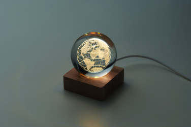 Логотрейд pекламные подарки картинка: LED globe glass ball
