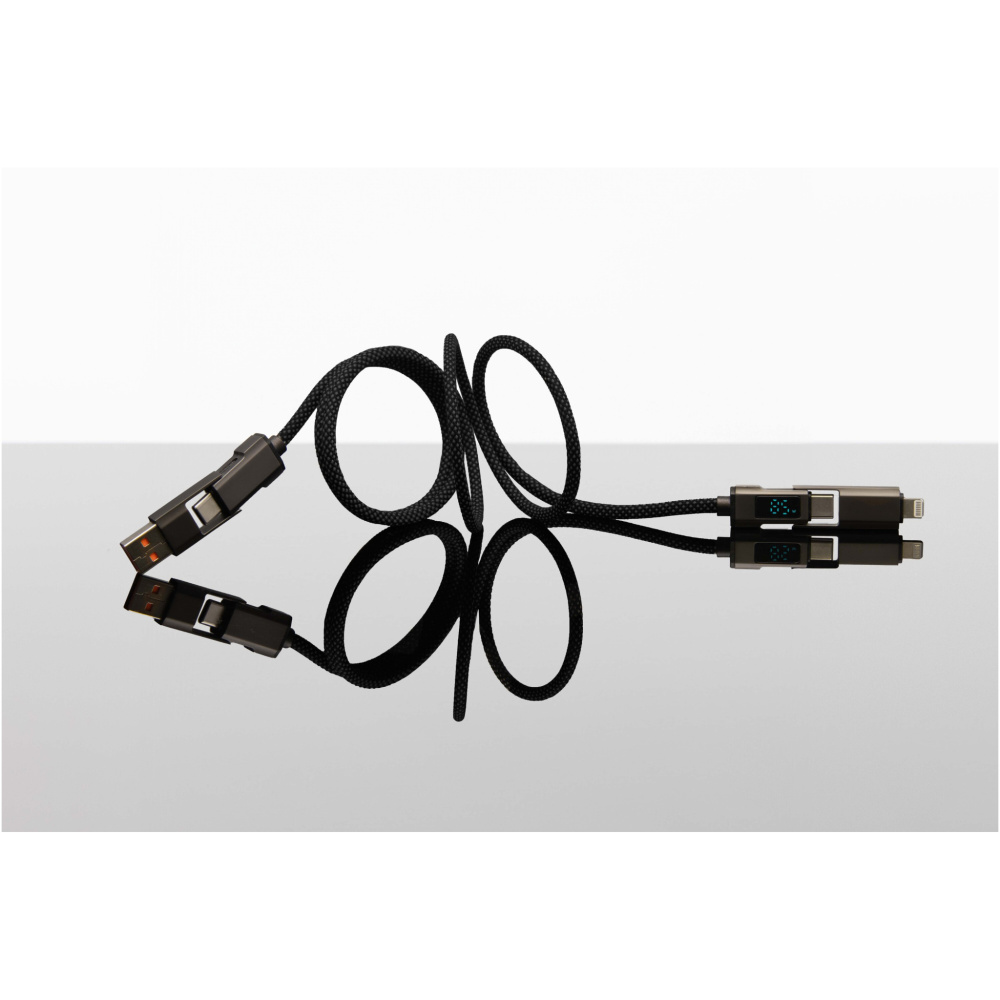 Логотрейд pекламные продукты картинка: SCX.design C57 100W magnetic cable with display