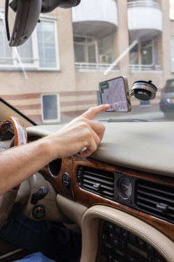 Лого трейд pекламные продукты фото: Универсальный держатель для телефона Terra 360 RCS из переработанного пластика