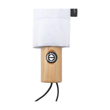 Логотрейд pекламные cувениры картинка: Складной зонт Michigan RCS RPET 21 дюйм