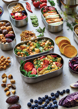 Лого трейд pекламные cувениры фото: Двойной контейнер для бенто из нержавеющей стали Black+Blum