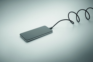 Логотрейд pекламные подарки картинка: Braided magnetic cable in RPET